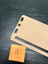 Load image into Gallery viewer, CLEARANCE - Triple Row Mesh Holder, Ribbon Holder - Available in 12", 21.5" | Mesh Roller | Wreath Maker Tool | Vinyl Roll Holder | MDF |