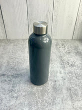 Load image into Gallery viewer, CLEARANCE - Stainless Steel water bottle, 17.5 oz - - Powder Coated - Gray