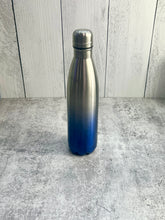 Load image into Gallery viewer, CLEARANCE - Stainless Steel water bottle, 17 oz - Powder Coated - Blue