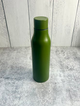 Load image into Gallery viewer, CLEARANCE - Stainless Steel water bottle, 20 oz - - Powder Coated - Green