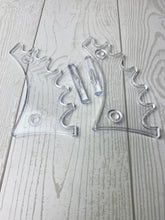 Load image into Gallery viewer, CLEARANCE - Glitter Pen Stand - Clear - Holds 6 Pens