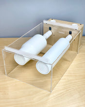 Load image into Gallery viewer, Compact Two Cup Turner with Acrylic Dust Cover - Double Turner - 5-6 RPM