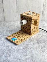 Load image into Gallery viewer, Leopard Skull Single Cup Turner - One Cup Turner for Making Glitter Epoxy Tumblers - Skeleton / Skull / Leopard Print