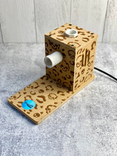 Load image into Gallery viewer, Leopard Skull Single Cup Turner - One Cup Turner for Making Glitter Epoxy Tumblers - Skeleton / Skull / Leopard Print