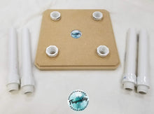Load image into Gallery viewer, 4 Cup drying rack for glitter tumbler making / cuptisserie / cup turner