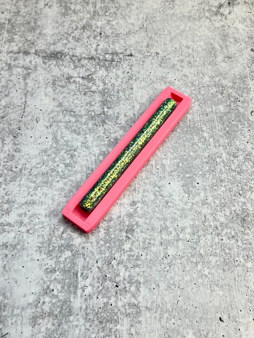Epoxy Pen Cradle - Glitter Pen Cradle - pink