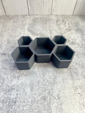 3D Printed Plant Pot - Indoor Pot for Plant - Planter with Drainage - Home Decor