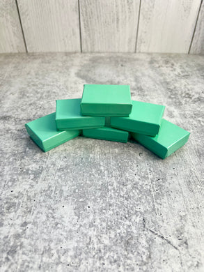 Mini Jewelry Boxes - Teal - New - Set of 25