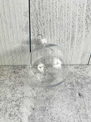 Clear Shatterproof Ornament - Christmas Ornament - Craft Blank
