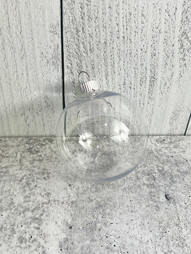 Clear Shatterproof Ornament - Christmas Ornament - Craft Blank