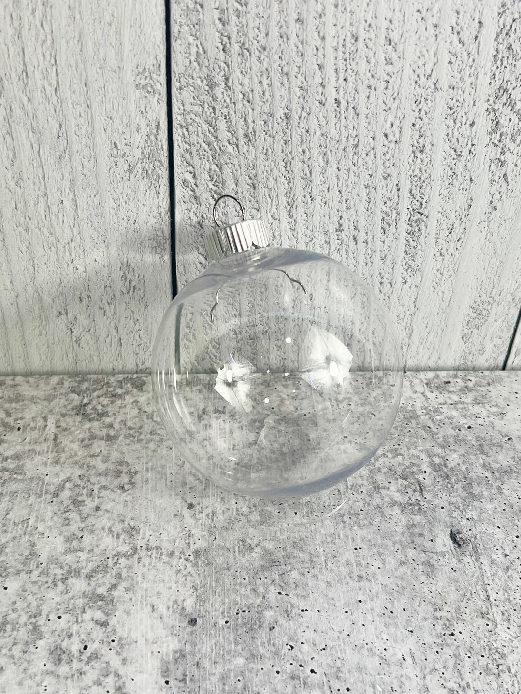 Clear Shatterproof Ornament - Christmas Ornament - Craft Blank