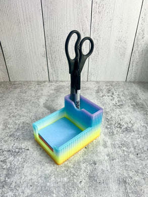 3D Printed Sticky Note / Pen Organizer - Desk Organizer