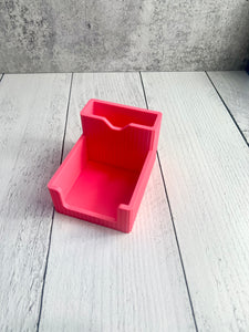 3D Printed Sticky Note / Pen Organizer - Desk Organizer - Pink