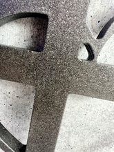 Load image into Gallery viewer, Painted Wooden Heart with Cross Cut Out - 8” | Home Decor | Wall Art | Wood Cut Out |