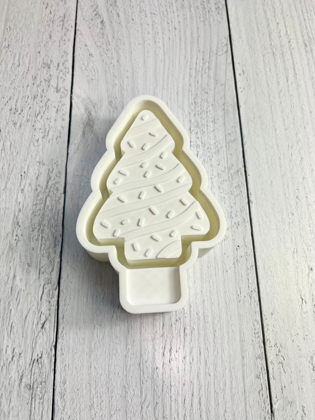 3d Printed Christmas Cake Freshie Mold Housing