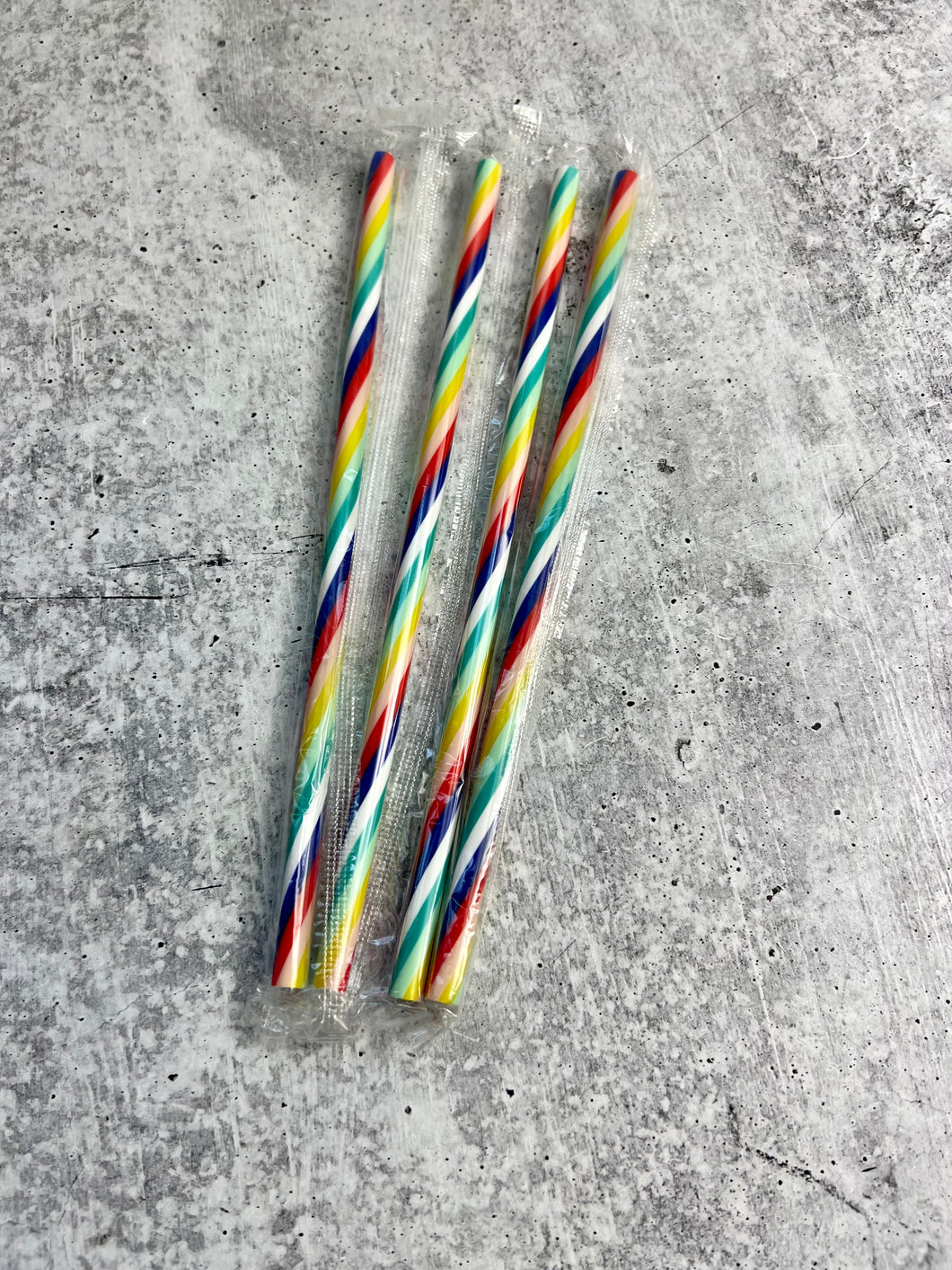CLEARANCE - 4 - Reusable Plastic Straws
