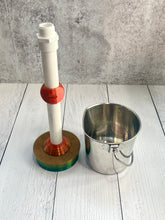 Load image into Gallery viewer, 3D Printed Adapter for Flat Sided Pail - 1 QT - 3/4" PVC