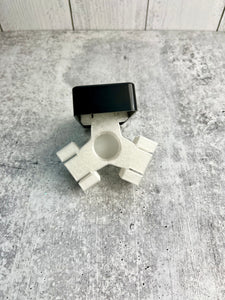 3 White Board Eraser Adapter for Cup Turner - 3/4" PVC