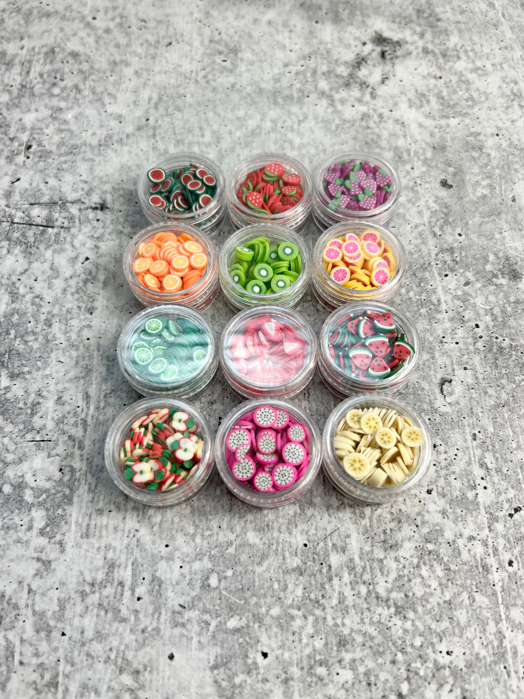 Fruit Clay Pieces - Assorted