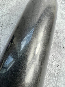 CLEARANCE - Metallic Black Powder Coated Stainless Steel water bottle, 17 oz