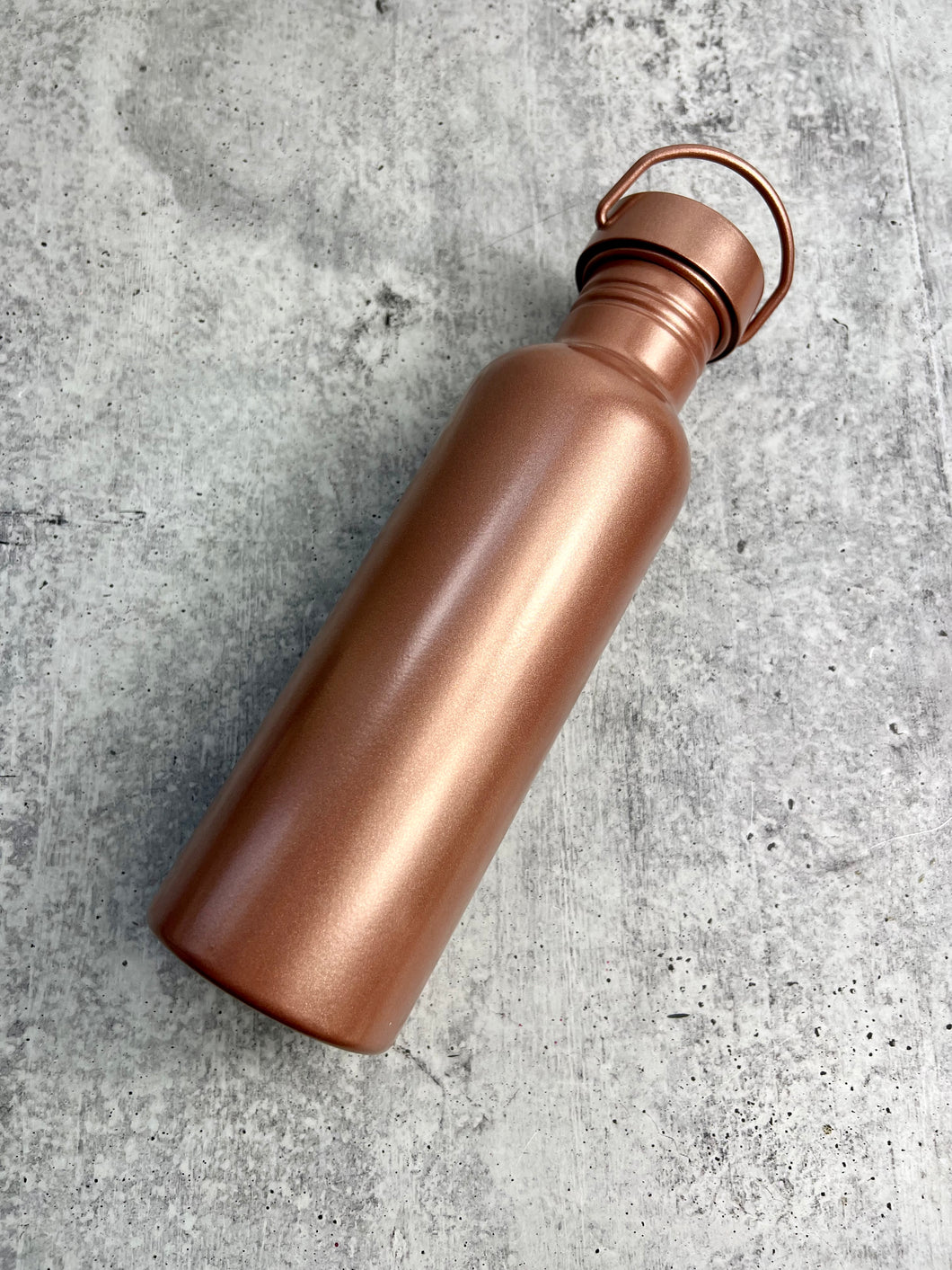 CLEARANCE - Rose Gold Powder Coated Stainless Steel bottle, 26 oz