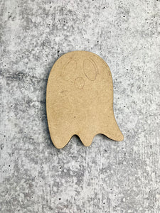 Unfinished MDF Ghost Shape - Halloween - Up to 12" - Craft - Spooky