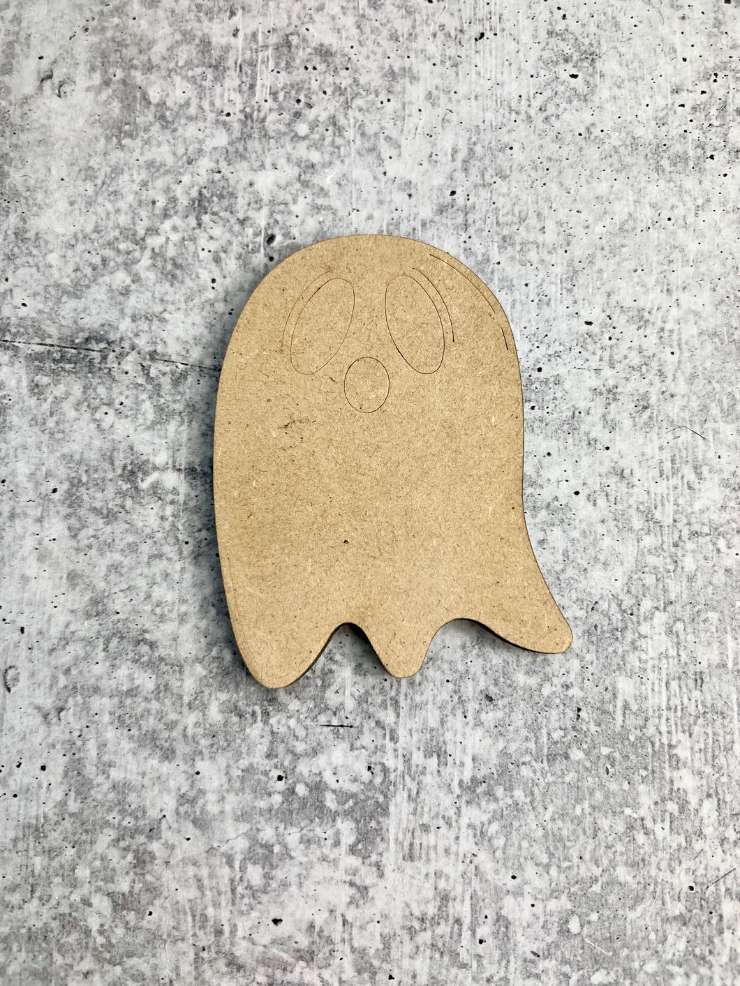 Unfinished MDF Ghost Shape - Halloween - Up to 12