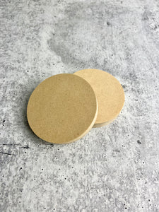 10 MDF Circles - 3.5" - 1/2 Inch Thick - Unfinished Mdf Circle | Wood Round | DIY