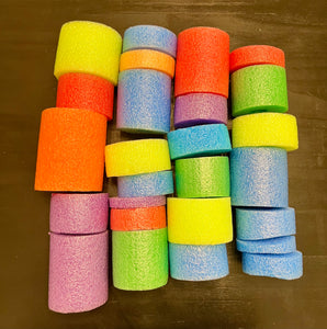 CLEARANCE - Random size, length pool noodles for cup turners - tumbler turner - All in the picture are included  (1)