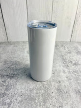 Load image into Gallery viewer, CLEARANCE - 15 Oz Sublimation Tumbler Blank Skinny Straight Stainless Steel Double Wall With Lid 15oz