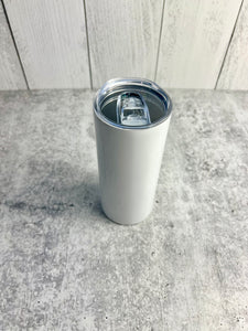 CLEARANCE - 15 Oz Sublimation Tumbler Blank Skinny Straight Stainless Steel Double Wall With Lid 15oz