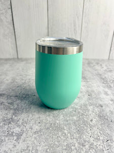 CLEARANCE - 12 Oz Stainless Steel Wine Tumbler