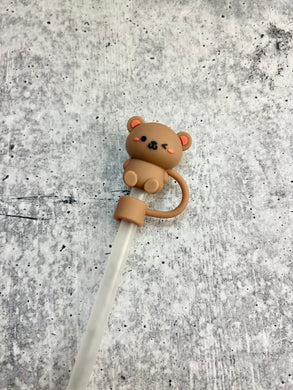 Cute Straw Topper - 8-10MM Straws - Cute Straw Toppers - Bear