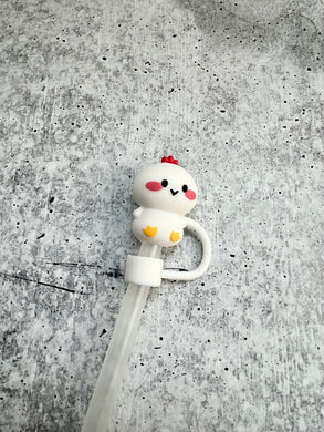 Cute Straw Topper - 8-10MM Straws - Cute Straw Toppers - Chicken