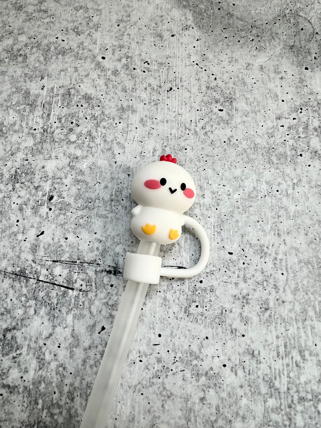 Cute Straw Topper - 8-10MM Straws - Cute Straw Toppers - Chicken
