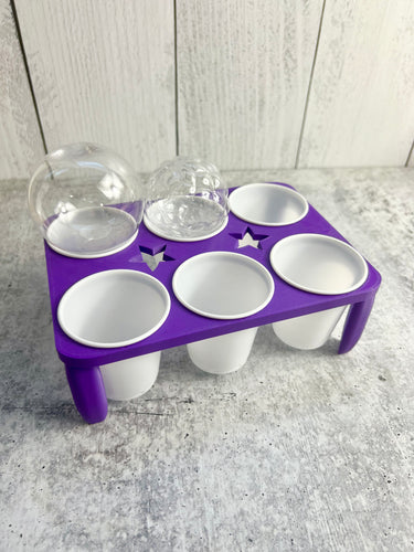 Ornament Cradle Drip Station - Christmas - purple