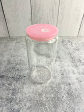 Load image into Gallery viewer, Pink Acrylic Lid For 16 oz Glass Beer Can