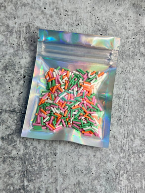 Sprinkles Polymer Clay Pieces - 1 oz or 1/2 oz - Sprinkles - Spring - Slime - Easter