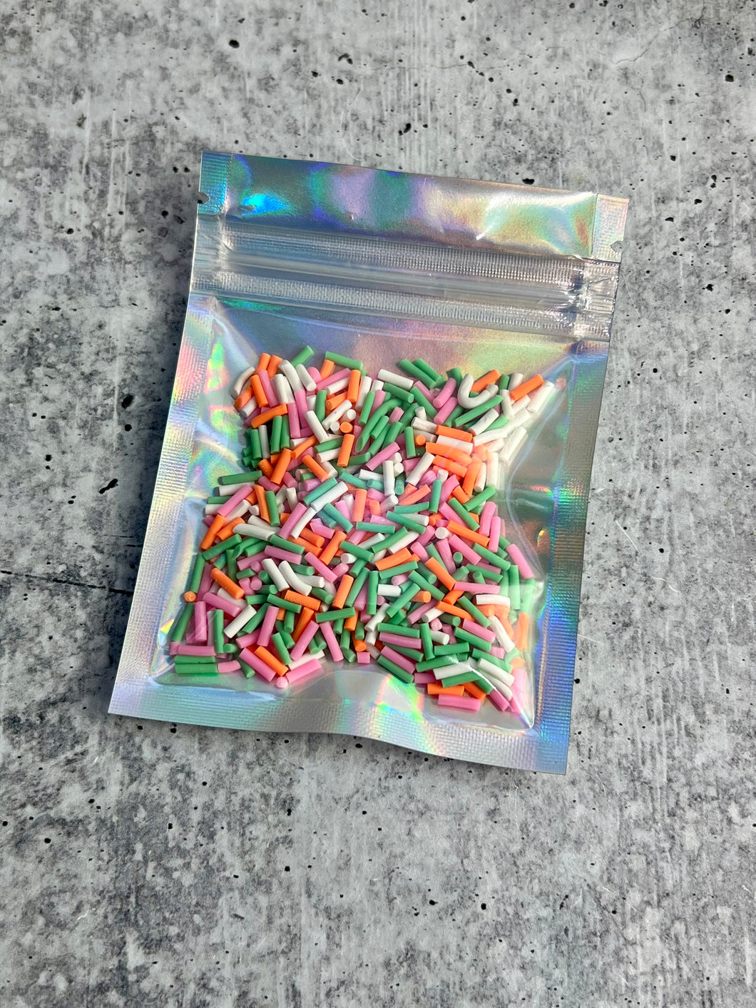 Sprinkles Polymer Clay Pieces - 1 oz or 1/2 oz - Sprinkles - Spring - Slime - Easter