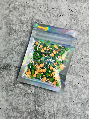 Clover / Shamrock Polymer Clay Pieces - 1 oz or 1/2 oz - St Patricks Day - Spring - Slime