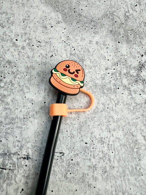 Cute Straw Topper - 8-10MM Straws - Cute Straw Toppers - Burger