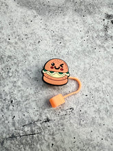 Load image into Gallery viewer, Cute Straw Topper - 8-10MM Straws - Cute Straw Toppers - Burger