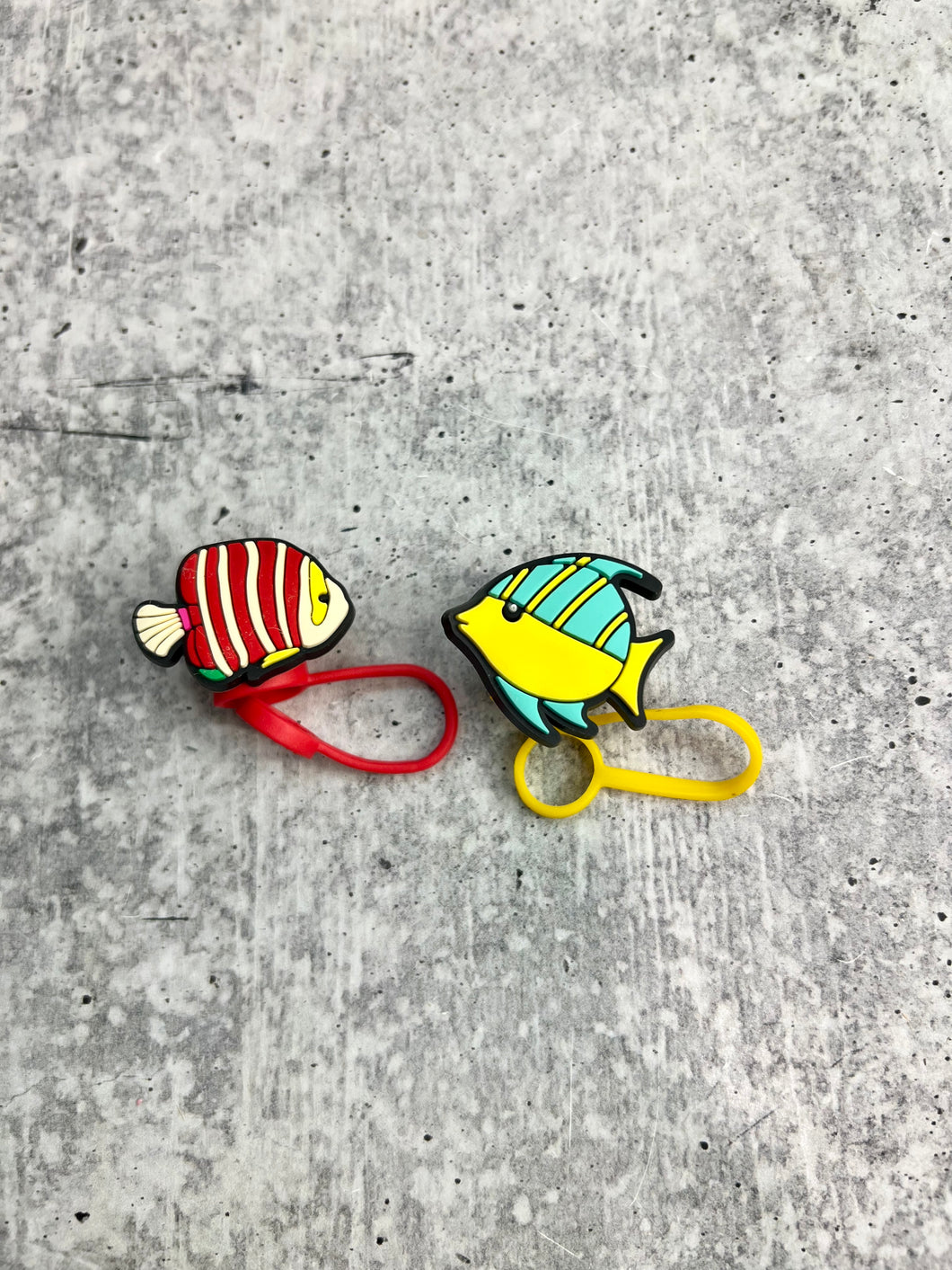 Cute Fish Straw Toppers - 8-10MM Straws - Cute Straw Toppers - Set of 2