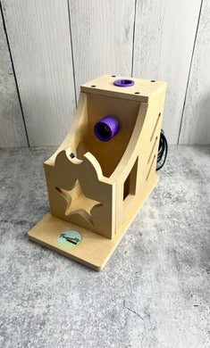 Magnetic Tall Single Cup Turner with drying rack - One Cup Turner for Making Glitter Epoxy Tumblers - Tumbler Turner - PURPLE