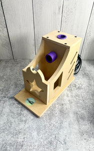 Magnetic Tall Single Cup Turner with drying rack - One Cup Turner for Making Glitter Epoxy Tumblers - Tumbler Turner - PURPLE (2.5/3RPM)