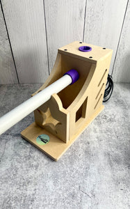 Magnetic Tall Single Cup Turner with drying rack - One Cup Turner for Making Glitter Epoxy Tumblers - Tumbler Turner - PURPLE (2.5/3RPM)