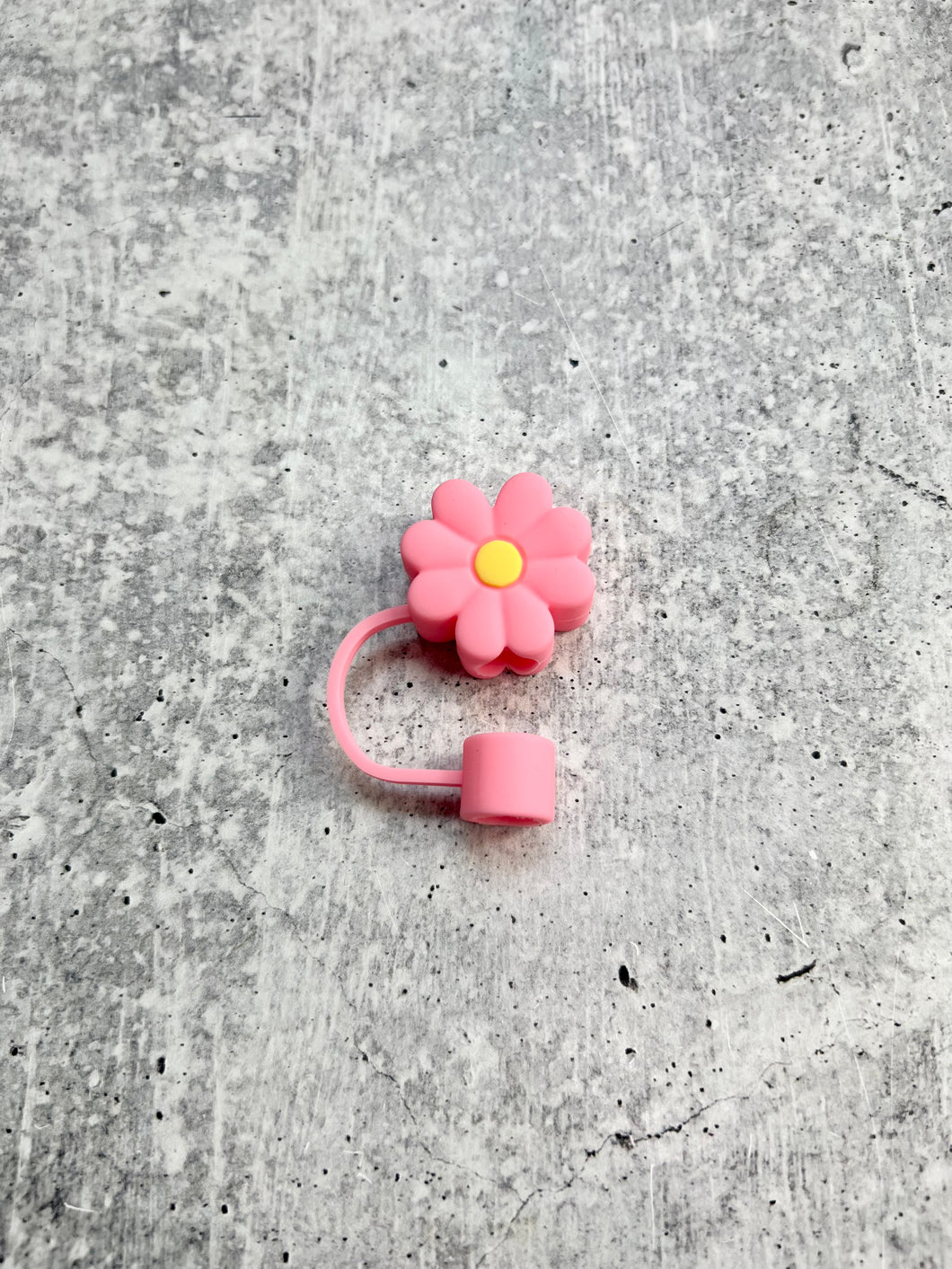 Cute Straw Topper - 8-10MM Straws - Cute Straw Toppers - Pink Flower