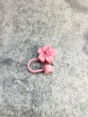 Cute Straw Topper - 8-10MM Straws - Cute Straw Toppers - Pink Flower