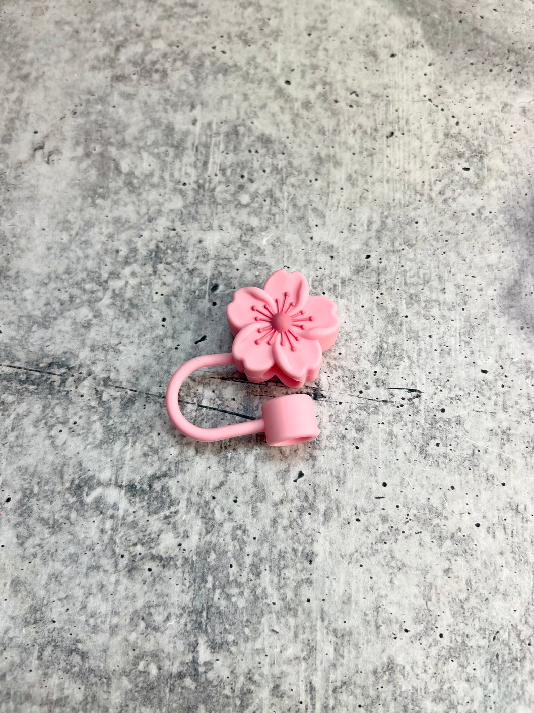 Cute Straw Topper - 8-10MM Straws - Cute Straw Toppers - Pink Flower