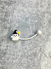 Load image into Gallery viewer, Cute Ghost Straw Topper - 8MM Straws - Cute Straw Toppers -